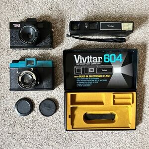 Vintage Toy Film Camera Lot